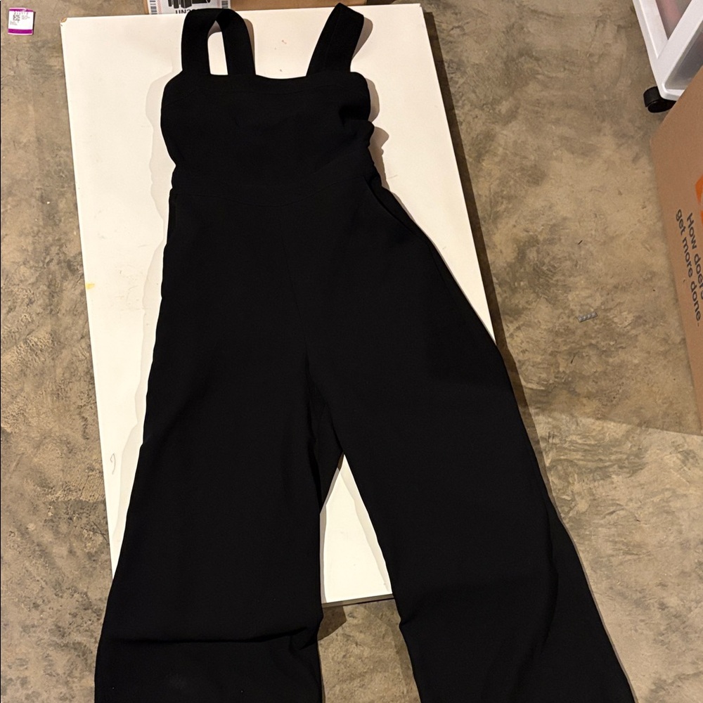Madewell Black Sleeveless Jumpsuit